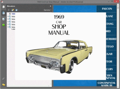 Lincoln Continental (1969) - Service Manual - Wiring Diagram